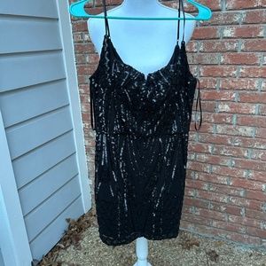 Ladies black cocktail dress